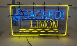 Bacardi Limon Neon Light