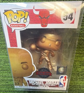 Funko Pop Basketball Bronze Michael Jordan #54 Special Edition w Protective Case