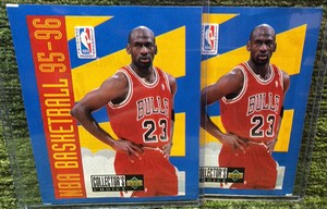 (2) Sealed Pack 1995 Upper Deck Collectors Choice Basketball Stickers Jordan