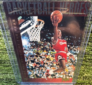 1994 Upper Deck Basketball Heroes MICHAEL JORDAN  #37 - Rookie Of The Year
