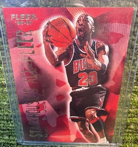 1996-97 Fleer - Stackhouses All-Fleer Michael Jordan #4