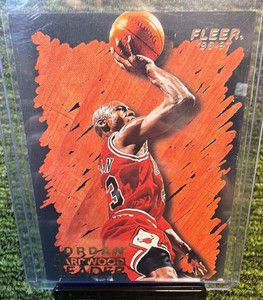 1996-97 Fleer - Michael Jordan #123 Hardwood Leader Chicago Bulls