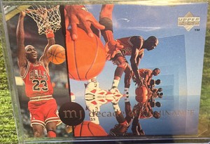 Michael Jordan 1994 Upper Deck MJ Decade of Dominance Chicago Bulls Card #J7