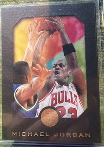 1995-96 Michael Jordan Skybox E-XL #10 Bulls Black Border CHICAGO BULLS