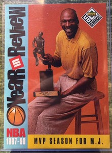 Upper Deck UD Choice 1997-98 Michael Jordan MVP Season for M.J. #196