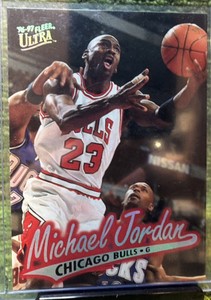Fleer Ultra 1996 Michael Jordan Chicago Bulls #16 Base Set Basketball Card