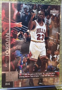 1997-98 Upper Deck - Michael Jordan #18 Game Dated - HOF MVP BULLS - MINT