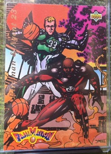 1992 Upper Deck #510 FANIMATION Larry Bird Michael Jordan Birdman & Agent 23