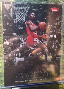 2007-08 NBA Fleer Season Achievements MICHAEL JORDAN SH-18