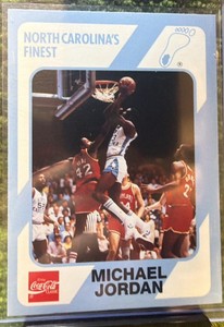 1989-90 Collegiate Coca-Cola North Carolinas Finest - Michael Jordan #13