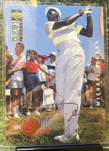 1994-95 Collectors Choice  Michael Jordan #204 Silver Signature