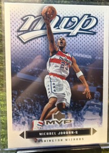 2003 Upper Deck MVP Michael Jordan #190 RARE Bullets jersey