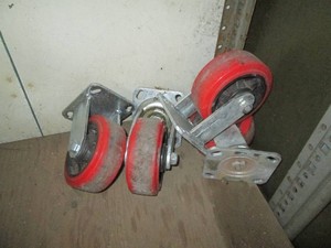 Set of 4 high quality caster wheels