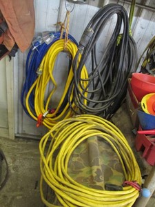 Collection of heavy duty extension corde