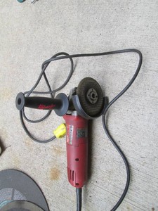 Milwaukee electric angle grinder