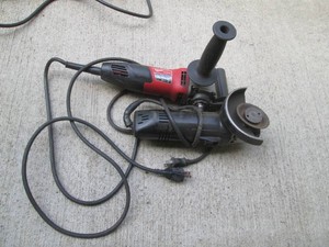 Milwaukee and Craftsman angle grinders