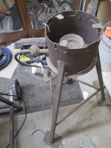 Propane operated cooking base