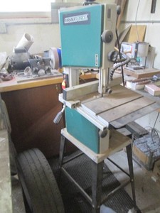 Master Force band Saw with rolling base