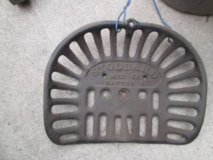 Stoddard m85 cast iron tractor seatsl
