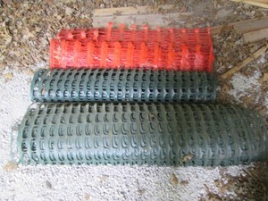 4-rolls of snow fencing unknown length