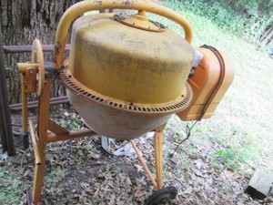 Electric metal portable jobsite 3-12 cu.ft Cement mixer