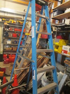 Werner 8ft fiberglass ladder