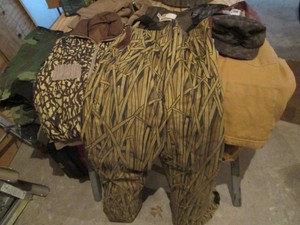Variety of Hunting jackets and insulated snowpants