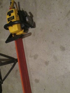 McCullough pro Mac 700 chainsaw with blade and blade cover
