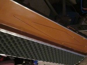 Hardside padded rife case