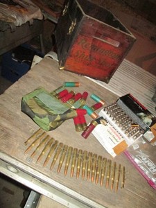 Wooden Remington ammo crate box 45 colt ammo, shotgun shells and more