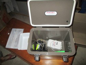 Engel Bait box with pump and other accessories