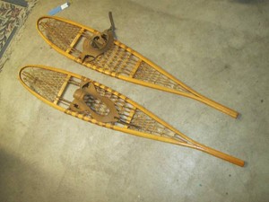 Vintage Wooden snowshoes