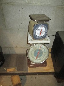 Vintage kitchen analog scales