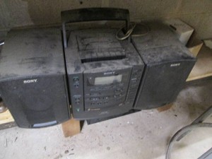 Sony AMFM CD  Tape player Boombox