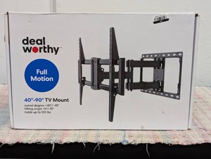Full Motion 40 - 90 TV Mount - dealworthy Steel, 120lb Capacity