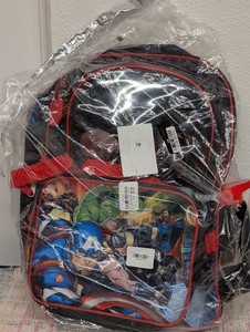 Avengers Kids 15.5L Backpack with HP - Black