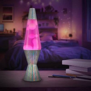 LAVA 14.5 Pinwheel Holographic Foil Novelty Table Lamp