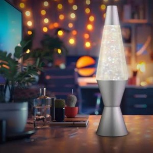 LAVA 14.5 Iridescent Glitter Novelty Table Lamp