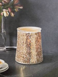 Mosaic Tile Metallic Gold Wax Warmer - Threshold