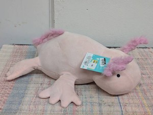 Axolotl Weighted Plush Kids Throw Pillow Light Pink - Pillowfort