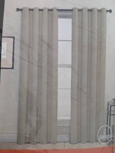SunBlk Total Blackout Curtains, 2-Pack (52 x 84) Everly Khaki