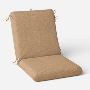 21x43 Faux Natural Knit Chair Cushion Tan - Threshold