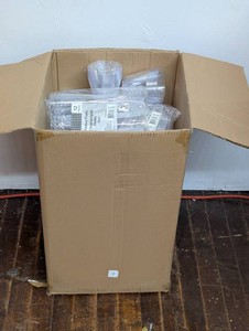 Box Filled with a Variety Party Cups