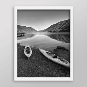 16 x 20 Poster Frame White - Threshold Modern MDF Wall Art Display