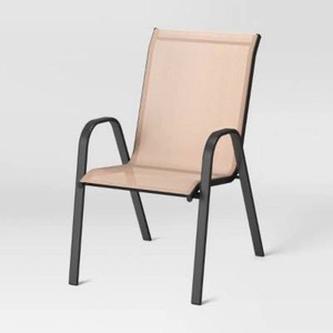Sling Stacking Chair TanBlack - Room Essentials