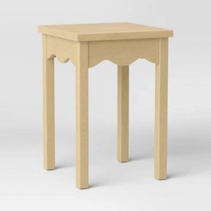 Wavy Accent Side Table Natural - Room Essentials