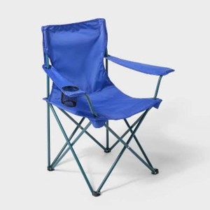 Basic Folding Outdoor Portable Camping Chair Blue - All In Motion
