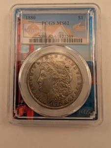 1880 Morgan Silver Dollar PCGS MS62