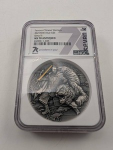 Mixed Lot NGC Graded Niue Sima Yi Silver Coin & Niue Island Five Dollars