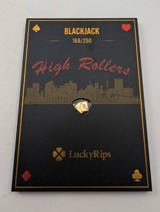 LuckyRips Blackjack High Rollers 168250 TD Mint Gold 0.5g